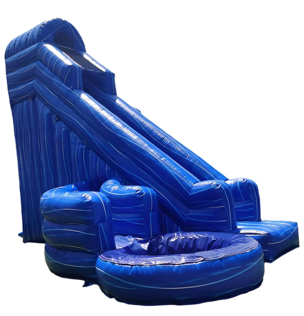 Inflatable Corkscrew Water Slide With Pool - Image 3