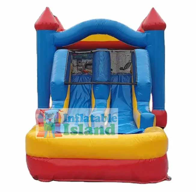 Double Slide Bounce House Combo With Pool - Image 3