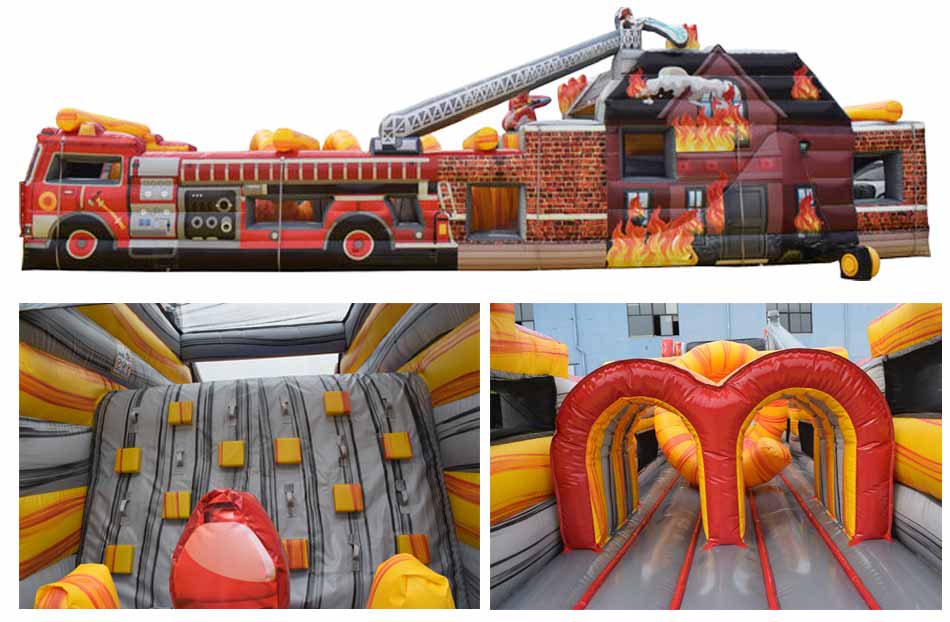 Inflatable Fire Truck Obstacle Course - Image 4