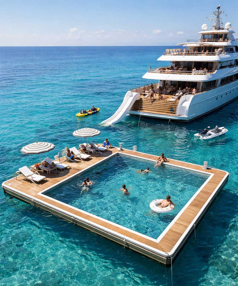 Inflatable Floating Pools For Sale - Image 3