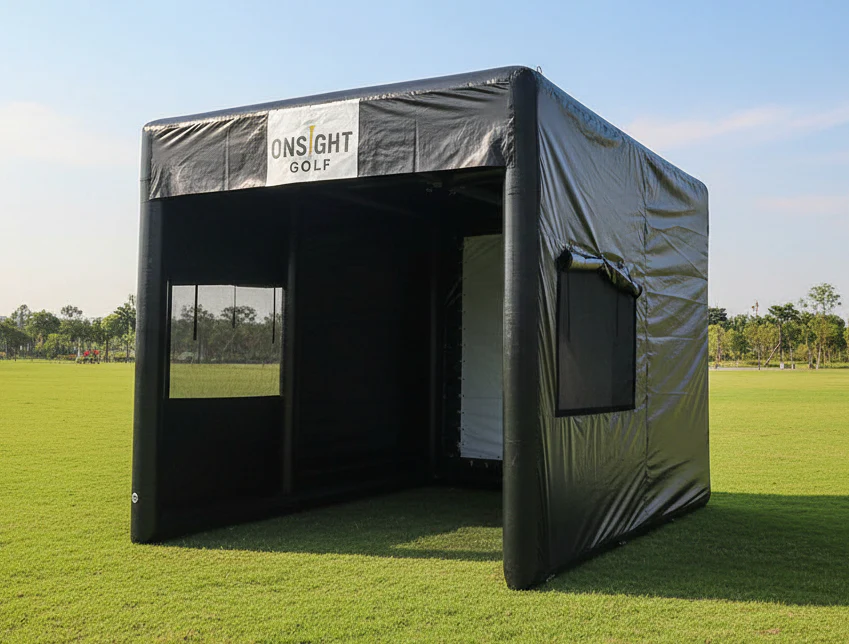 Inflatable Golf Enclosure With Impact Screen - Image 4