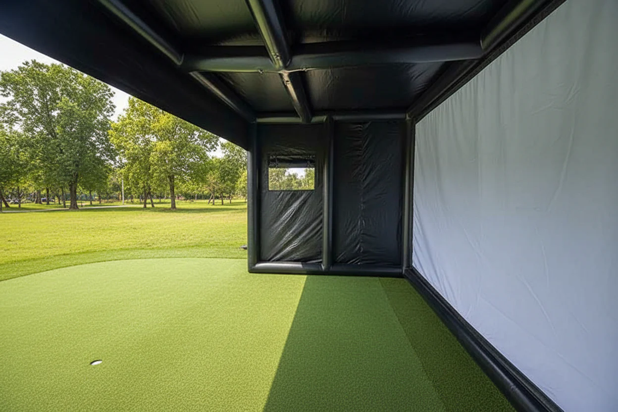 Inflatable Golf Enclosure With Impact Screen - Image 6