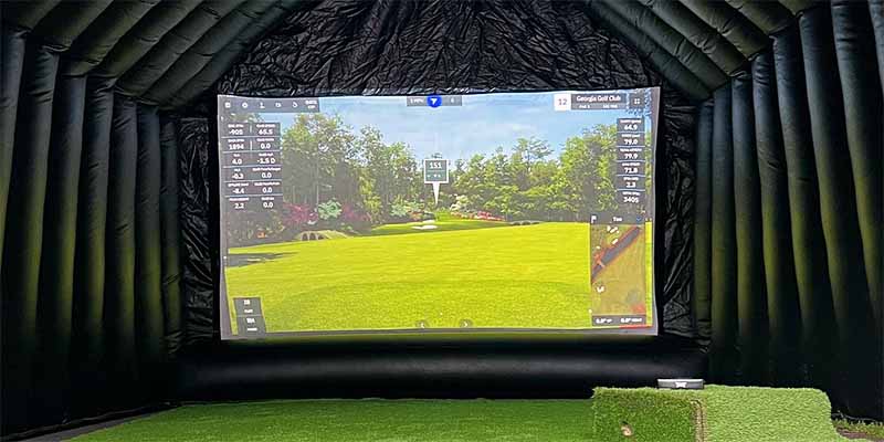 Inflatable Golf Simulator Enclosure For Sale - Image 3