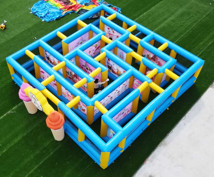 Inflatable Ice Cream Maze For Sale - Image 2