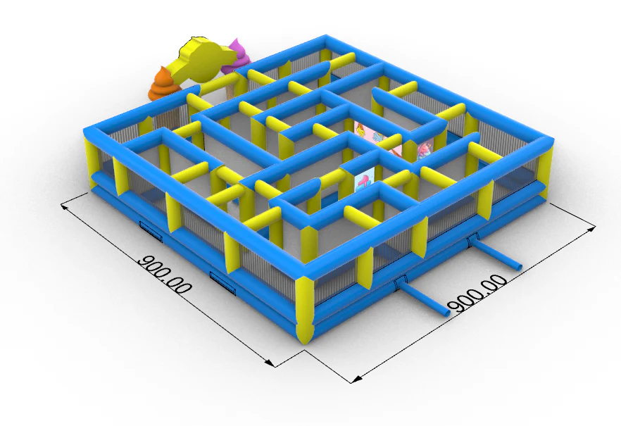 Inflatable Ice Cream Maze For Sale - Image 6