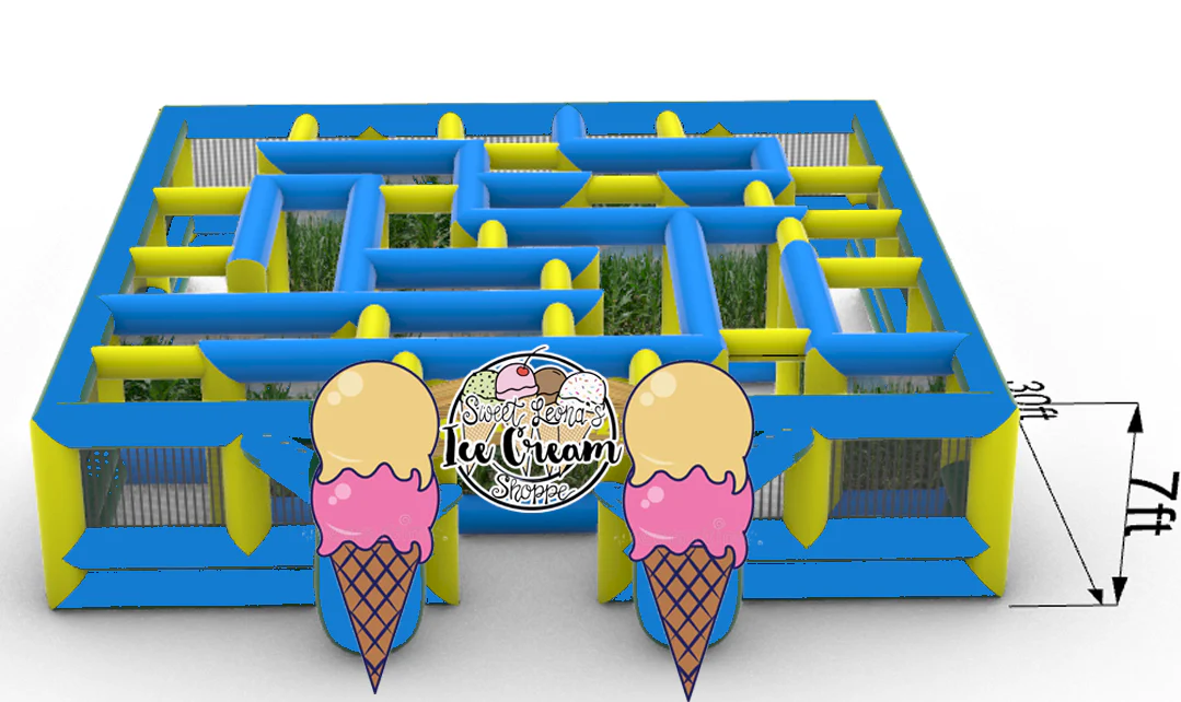 Inflatable Ice Cream Maze For Sale - Image 9