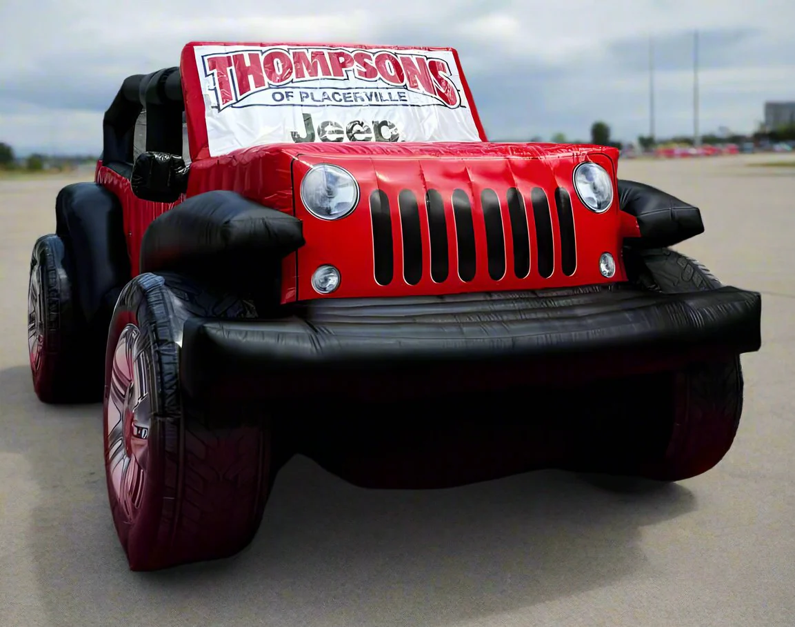Lifelike Large Inflatable Jeep - Image 5