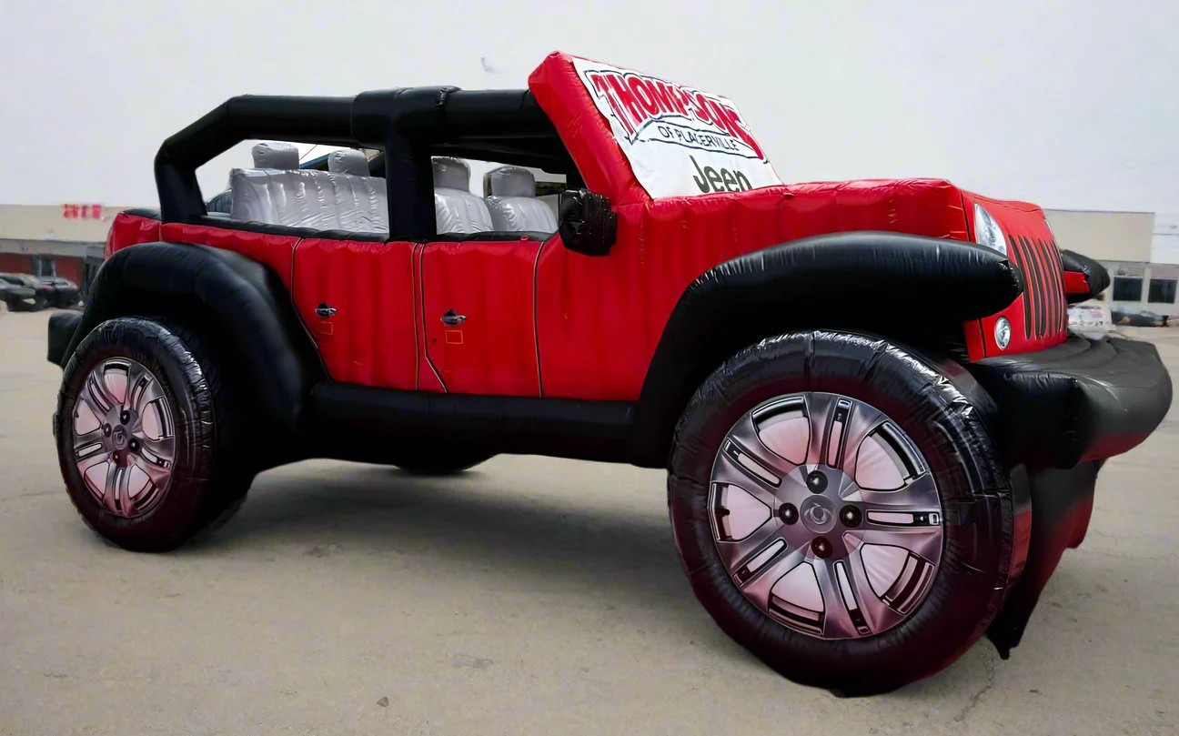 Lifelike Large Inflatable Jeep - Image 6