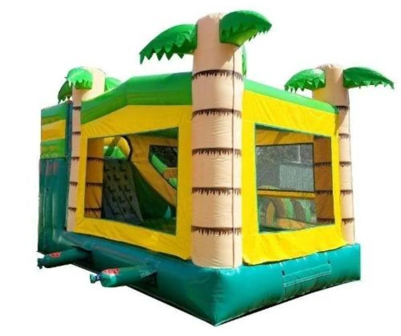 Inflatable Jungle Bounce House With Slide - Image 4