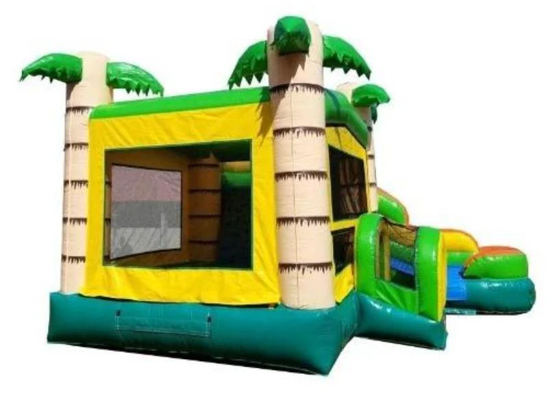 Inflatable Jungle Bounce House With Slide - Image 5