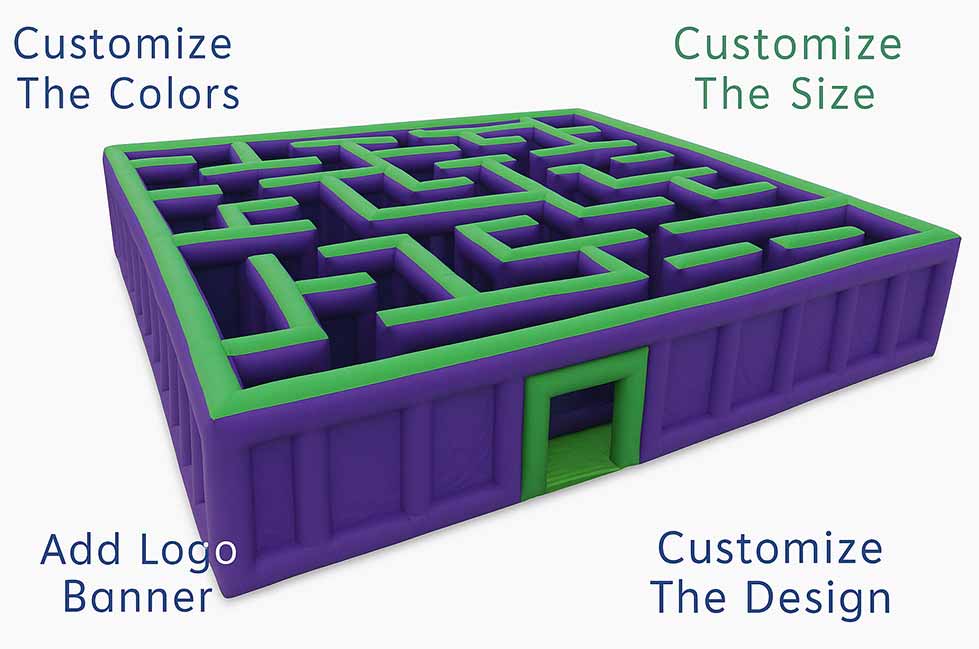 Large Inflatable Maze