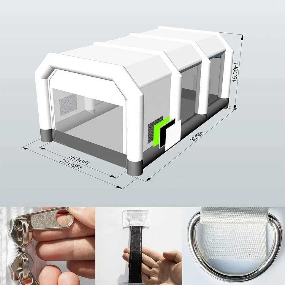 Inflatable Paint Booth For Sale - Inflatable Spray Booth For Autos - Image 6