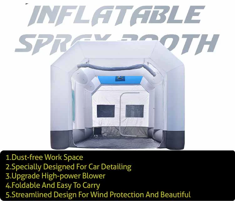 Inflatable Paint Booth For Sale - Inflatable Spray Booth For Autos - Image 8