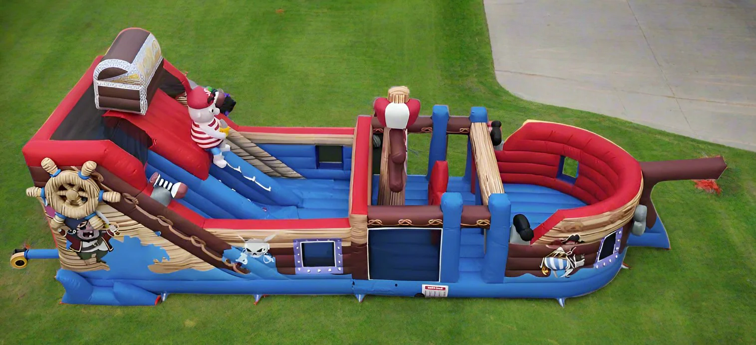 Inflatable Pirate Ship Obstacle Course - Image 3
