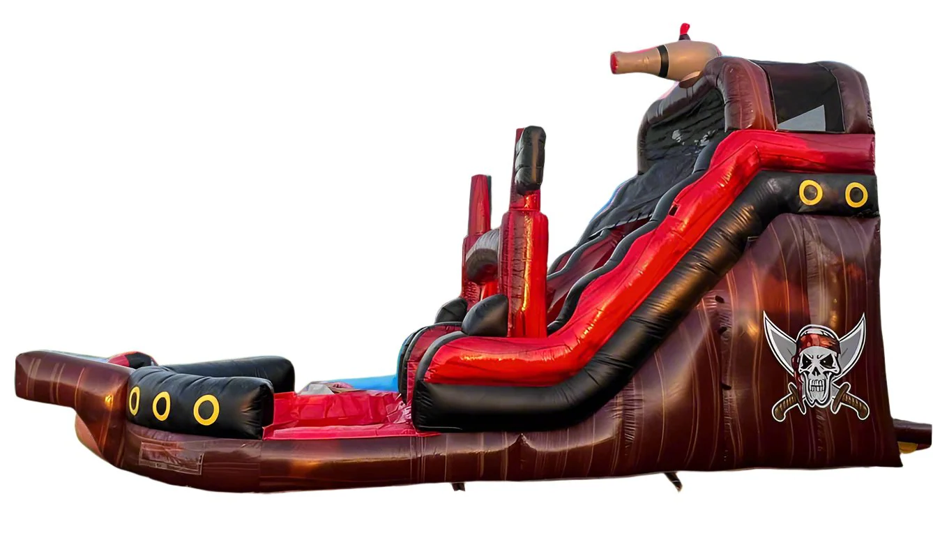 Inflatable Pirate Ship Water Slide - Image 2