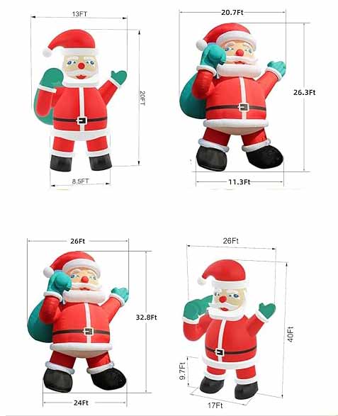 Large Inflatable Santa Claus For Sale - Image 9