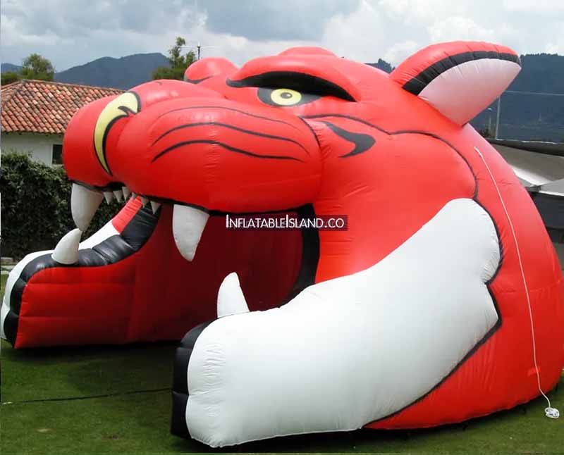 Inflatable Tiger Head Tunnels - Image 3