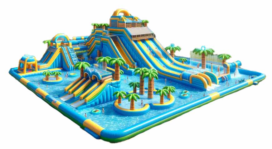 Custom Inflatable Water Parks For Sale