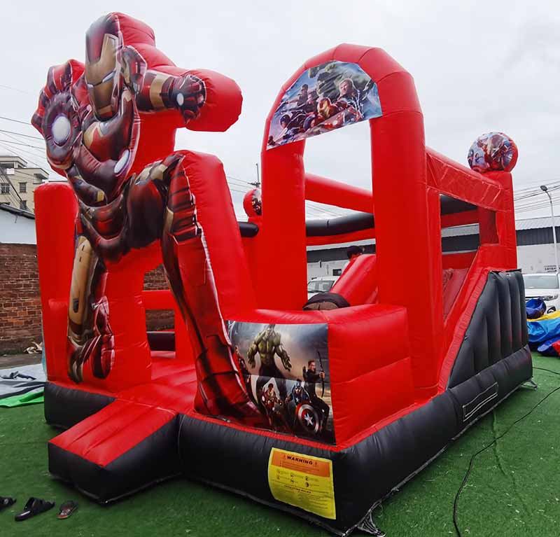 Iron Man Bounce House With Slide - Image 3