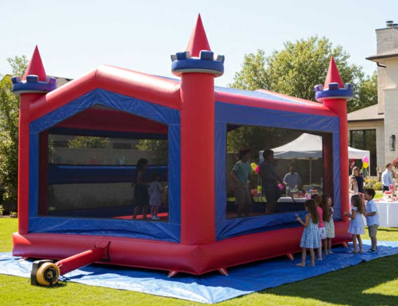 Large 24ft Bounce House - Fits 12 to 15 Jumpers - Image 3