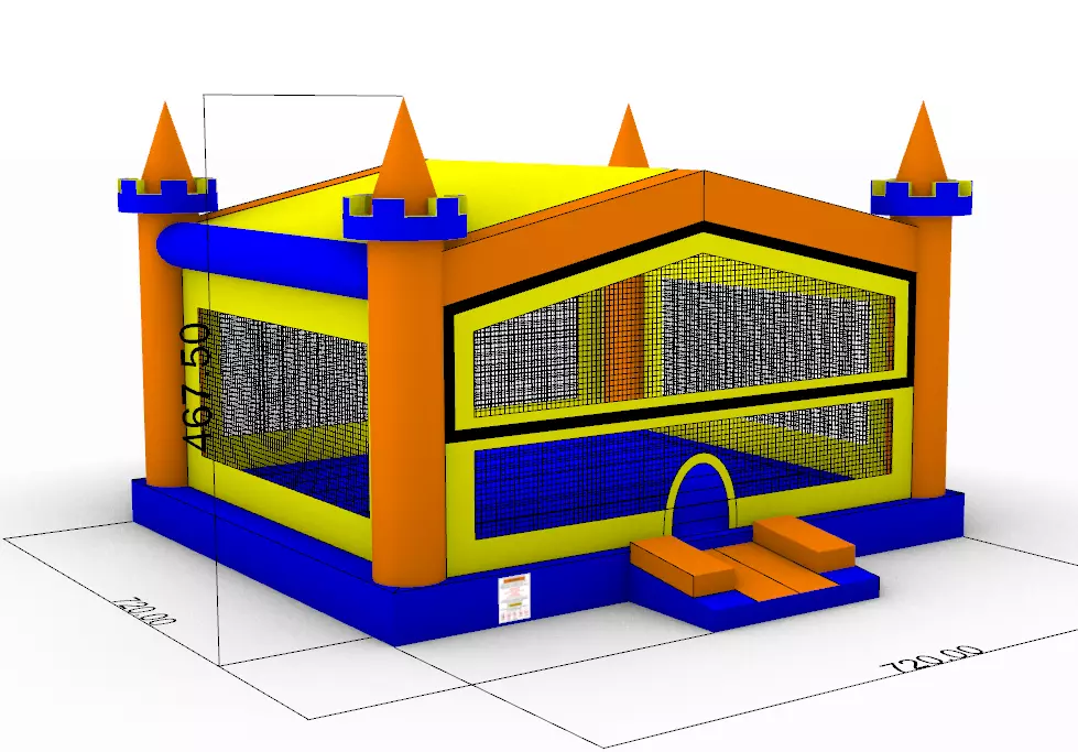 Large 24ft Bounce House - Fits 12 to 15 Jumpers - Image 7