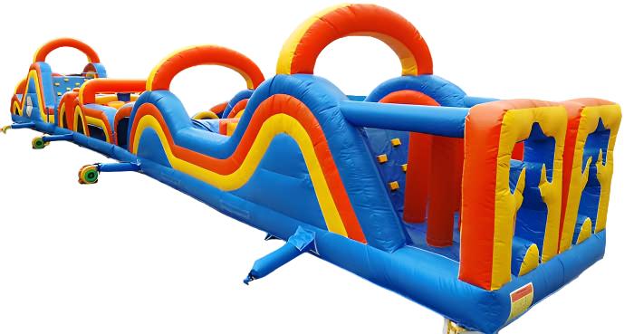 90ft HUGE Inflatable Obstacle Course - Image 3