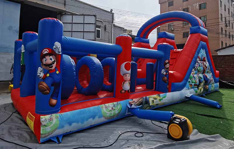 Mario Bros Inflatable Obstacle Course - Image 11