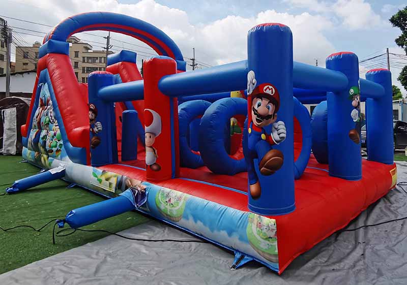 Mario Bros Inflatable Obstacle Course - Image 12