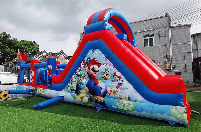 Mario Bros Inflatable Obstacle Course - Image 13