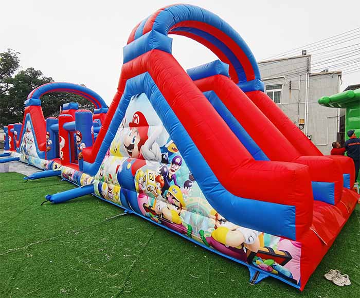 Mario Bros Inflatable Obstacle Course - Image 7
