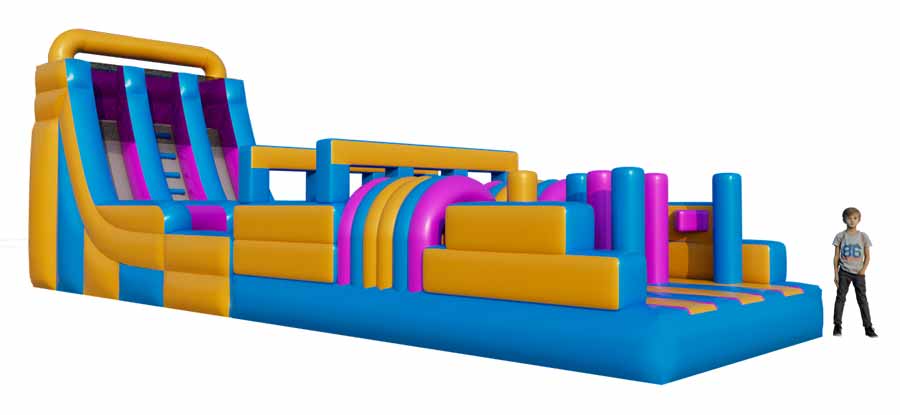 Mega Ninja Inflatable Obstacle Course - Image 2