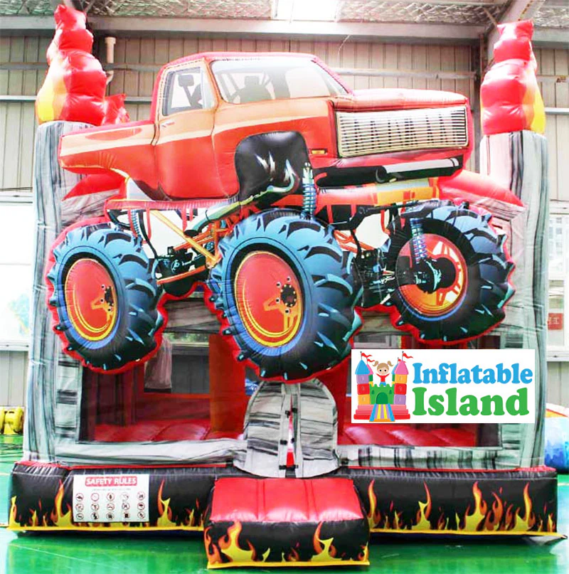3D Monster Truck Bounce House For Sale - Image 2