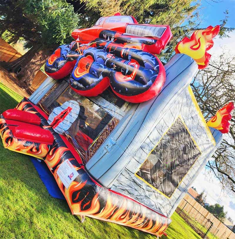 3D Monster Truck Bounce House For Sale - Image 4