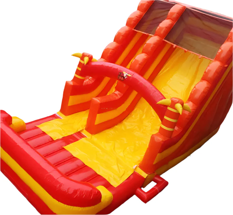 Orange Inflatable Water Slide - Wide Slide - Image 3