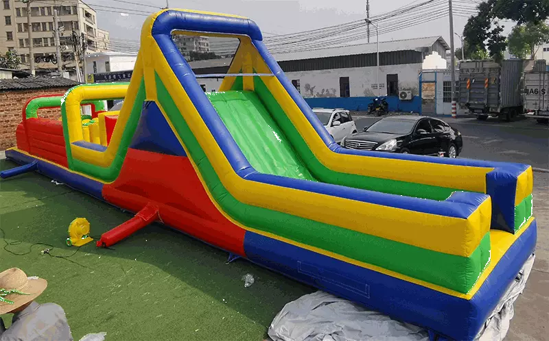 52ft Shapes Inflatable Obstacle Course - Image 4