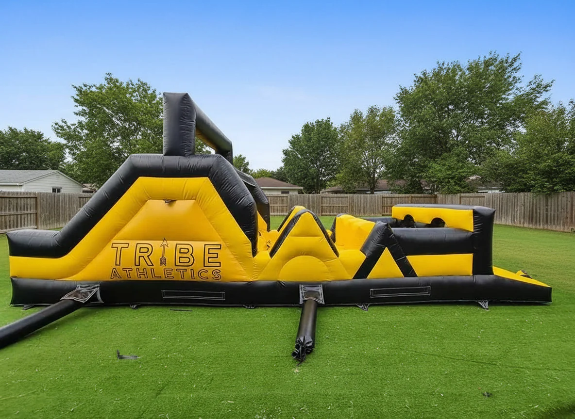 Small 2 Lane Inflatable Obstacle Course - Image 2