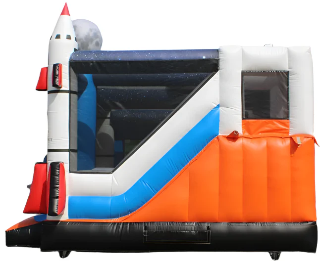 Space Shuttle Bounce House With Slide - Image 3