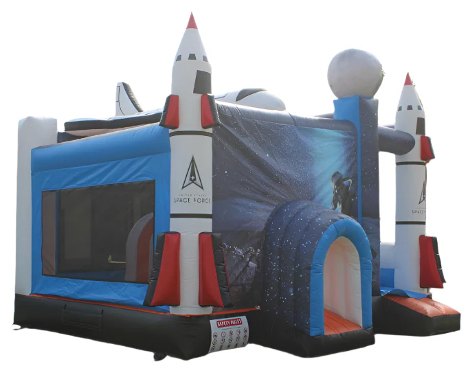 Space Shuttle Bounce House With Slide - Image 4
