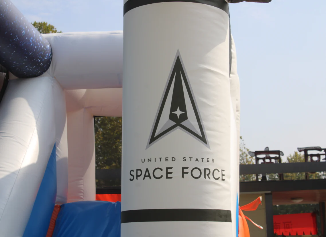 Space Shuttle Bounce House With Slide - Image 8