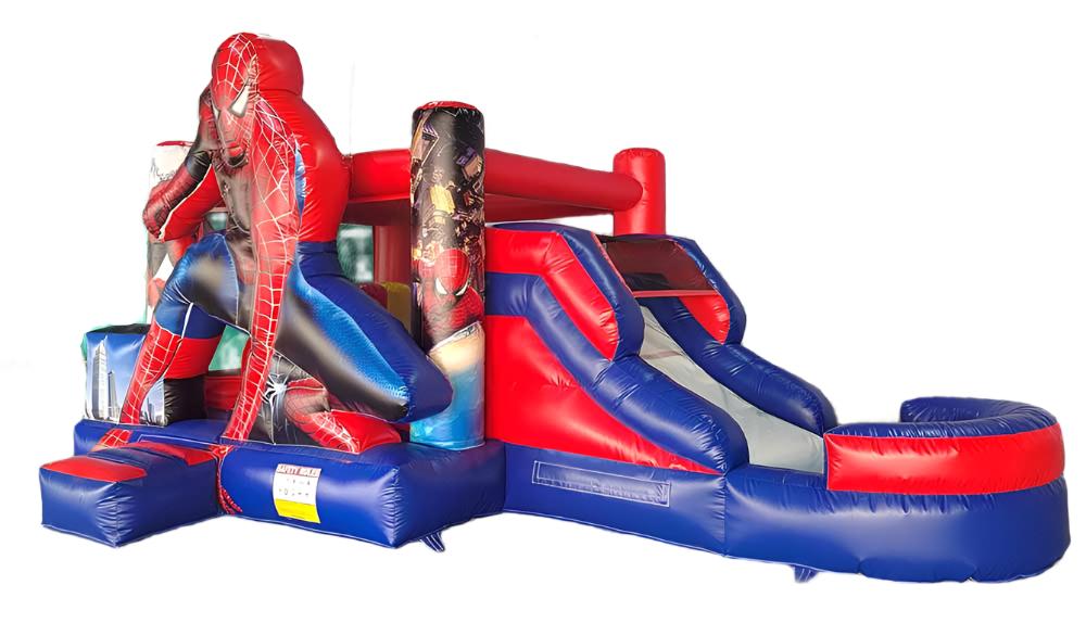 Spiderman Bounce House With Slide - Image 2