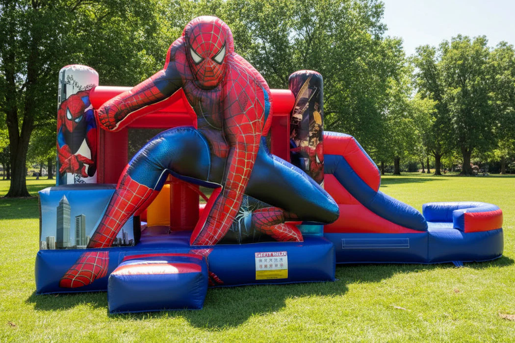 Spiderman Bounce House With Slide