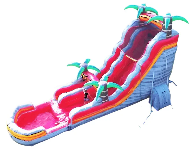Tropical Jungle Inflatable Water Slide - Image 6