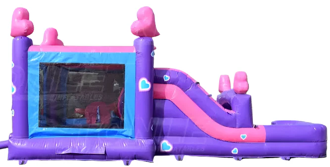 Unicorn Bounce House With Slide - Wet/Dry - Image 3